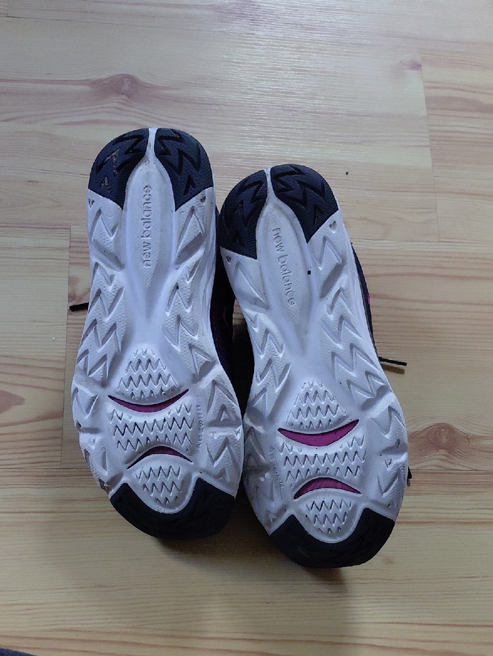 New Balance Women's Black Athletic Sneakers with Pink Accents - Picture 3 of 5